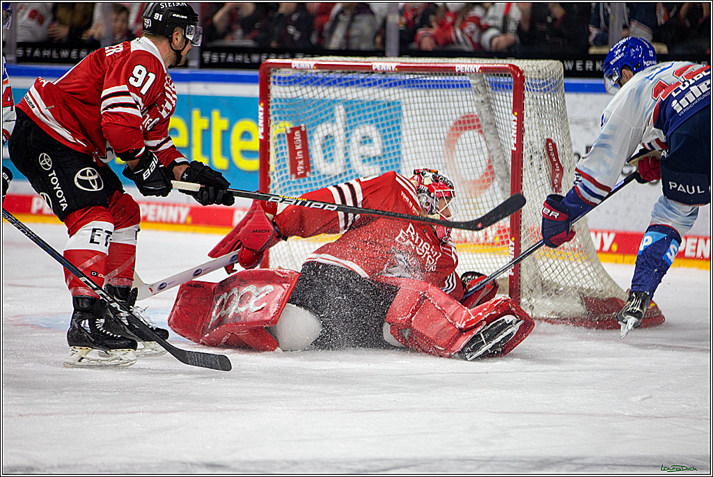 PENNY DEL; Koelner Haie-Adler Mannheim; Koeln, 17.03.2023